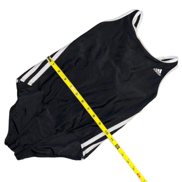 ADIDAS one piece swim suit kids black and white Infinitex - Picture 12 of 14